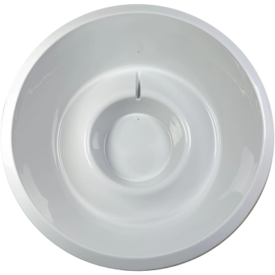 Tub with cream liner