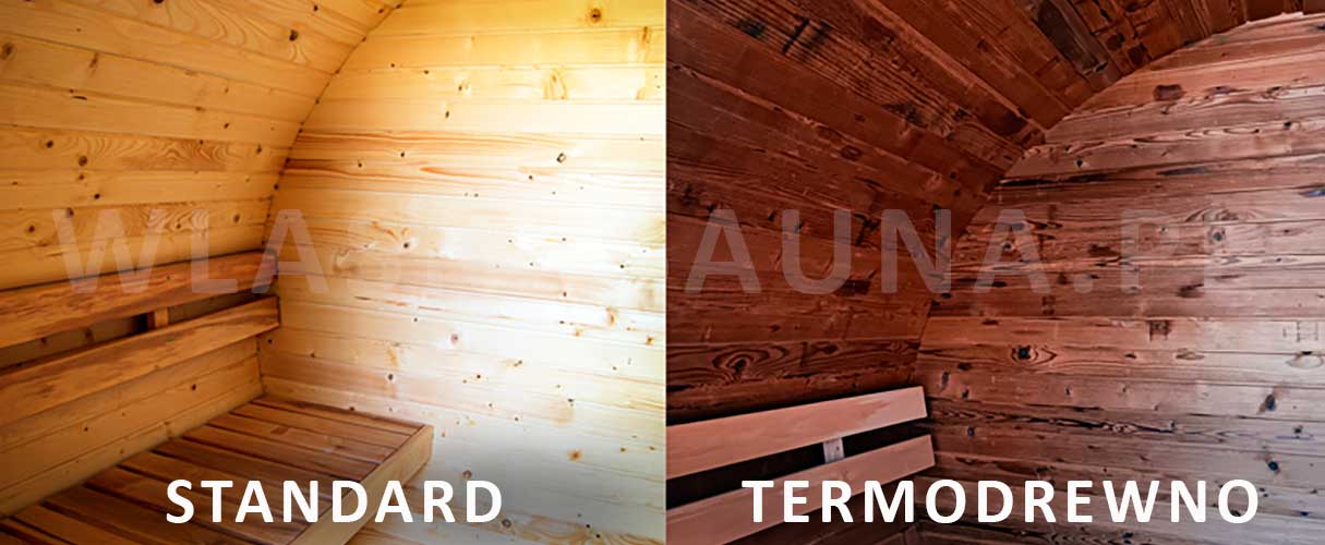 Comparison of standard wood and thermowood