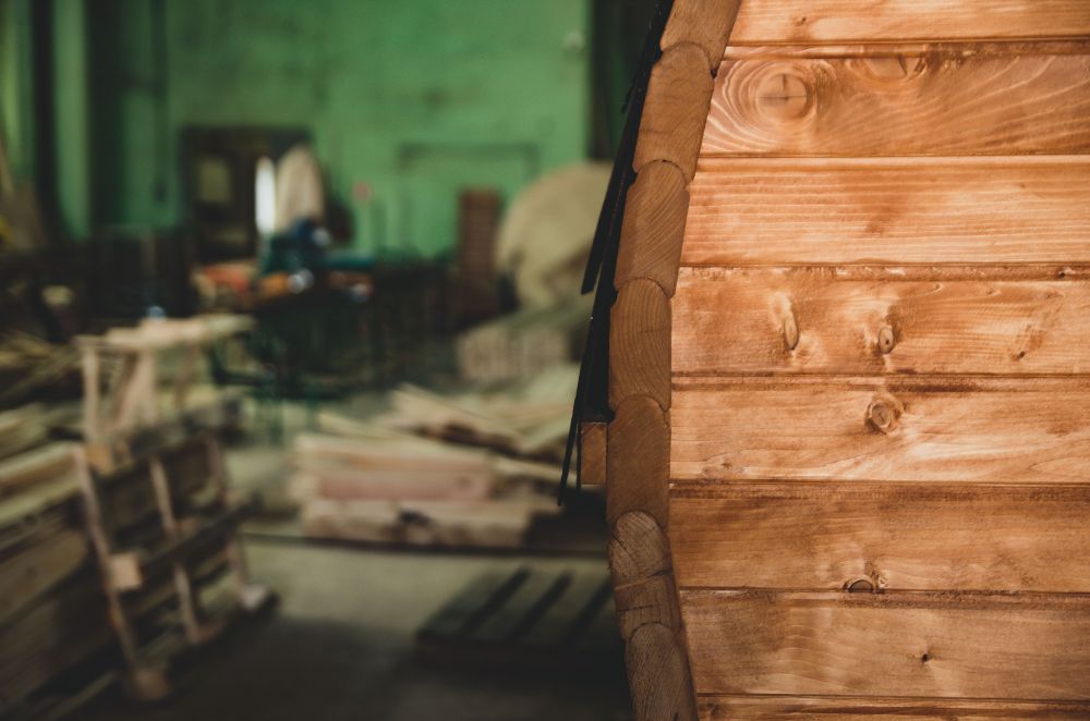 Ready-made products: Saunas, Jacuzzis, and Cooling Tubs. Image