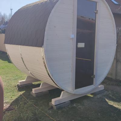 Sauna Barrel Type in Holland DIY