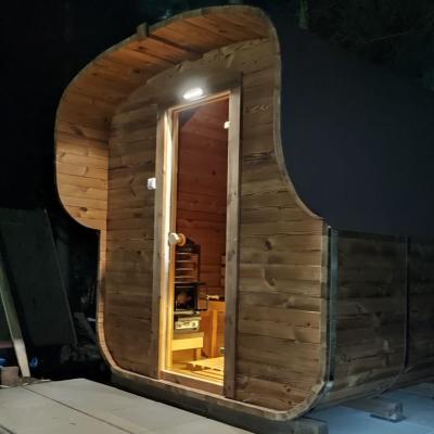 QUADRO Wooden Sauna in Germany